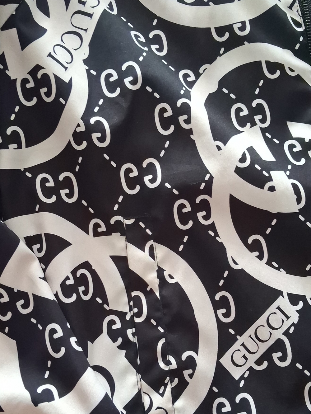 Gucci Black And White Windbreaker